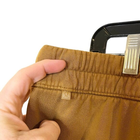 Lululemon Bound to Bliss High Rise 7/8 Pant Sz 12 Sweatpants Crop Spiced Bronze - Picture 4 of 11